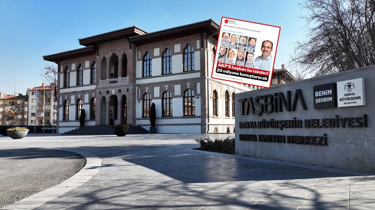 Szc'den ''8 kiiye 20 milyon'' arptmas: Konya Belediyesi iddialar yalanlad