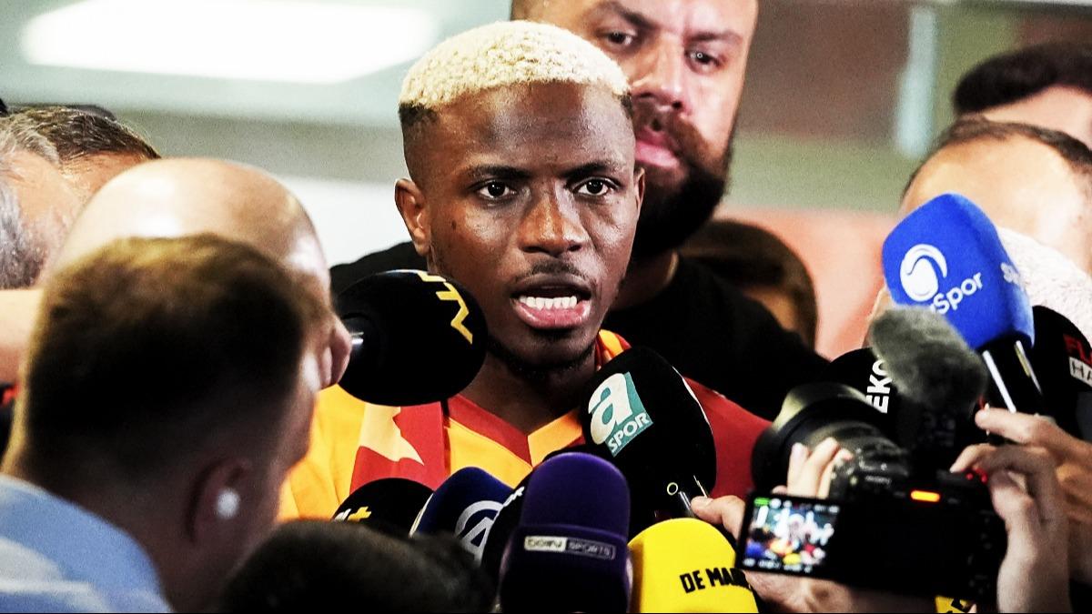 Victor Osimhen geri dnd: Galatasaray 80 milyon euro deyecek