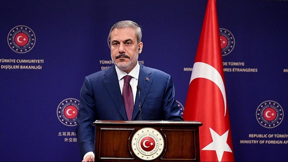 Bakan Fidan'dan diplomasi trafii... Gndem: Gazze
