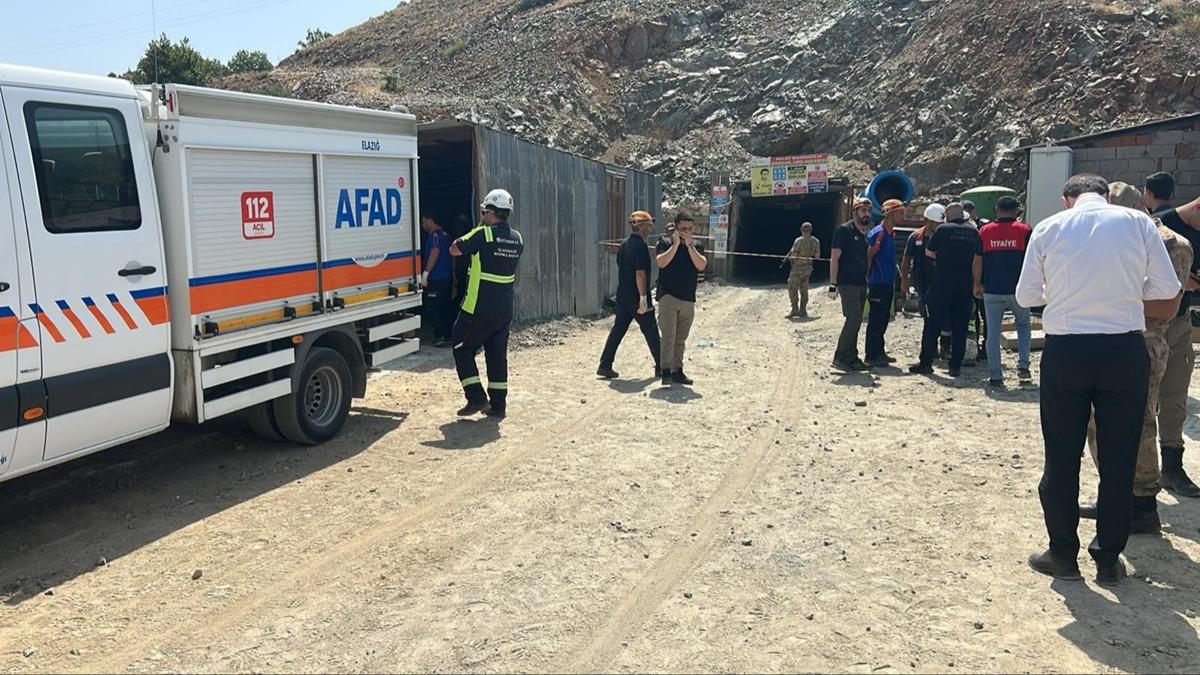 Elaz'da maden ocanda gk! Bir ii hayatn kaybetti