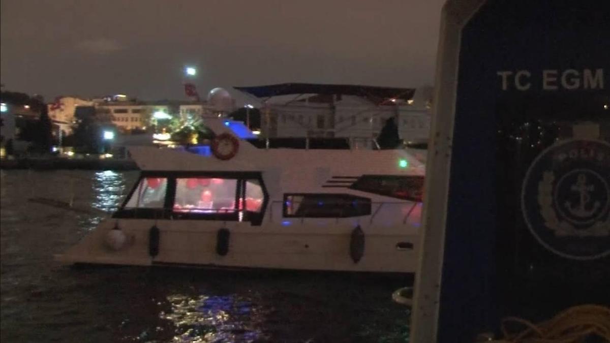 stanbul kprlerinde lazerle terr propagandas! Emniyet dmeye bast