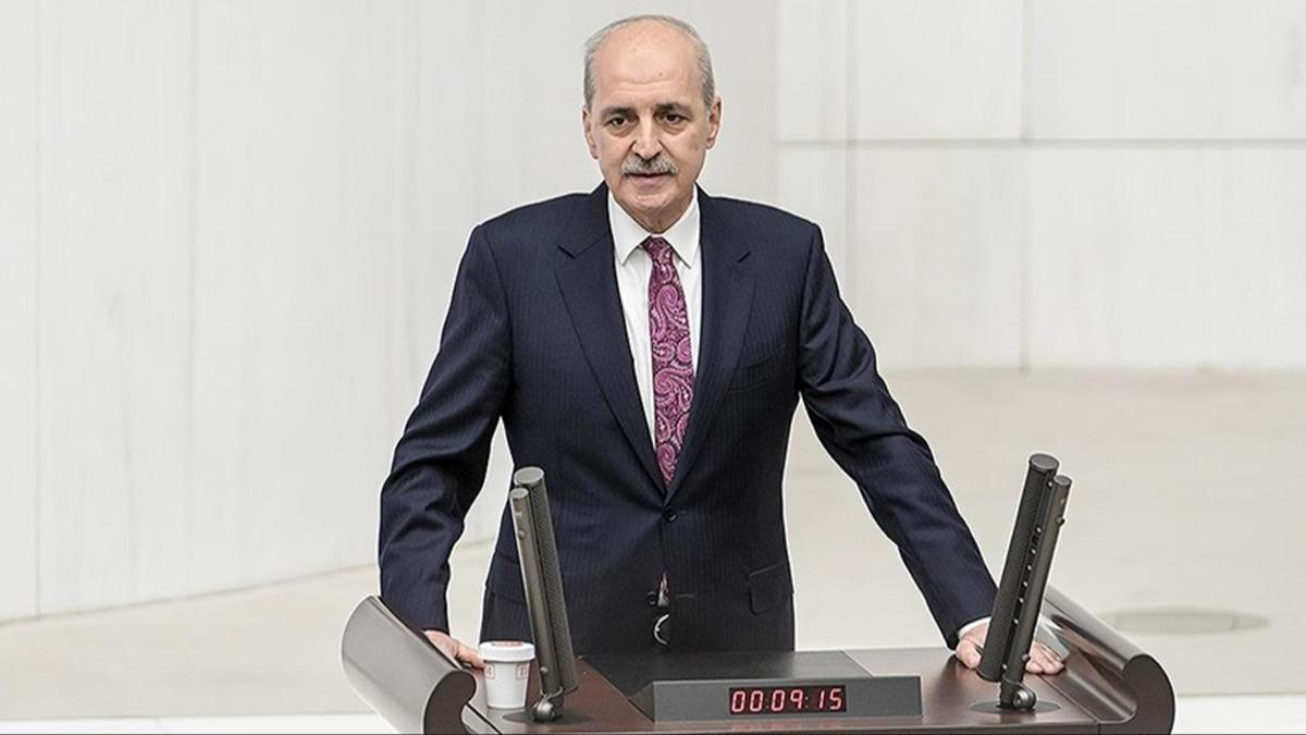 TBMM Bakan Kurtulmu'tan liderlere Terrsz Trkiye Komisyonu teekkr