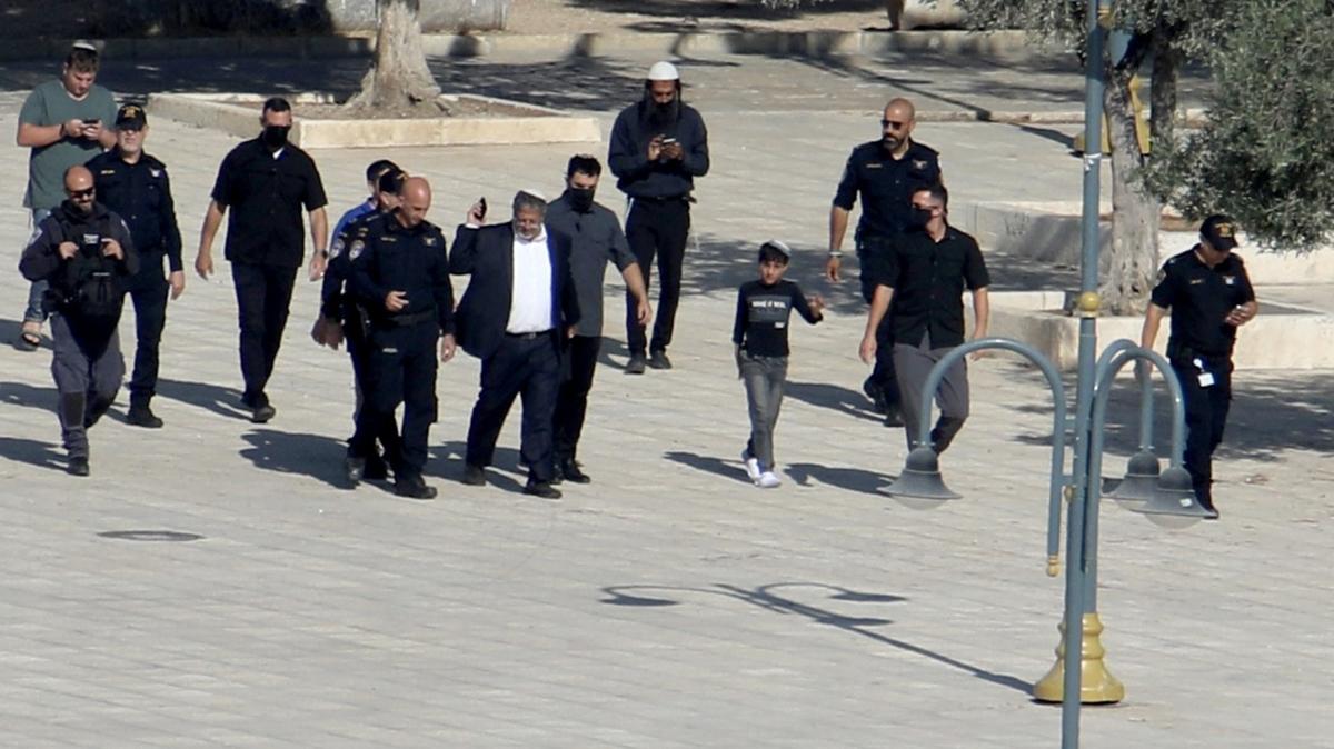 Katil Gvir'in Mescid-i Aksa basknna tepki: Gazze soykrmnn uzants