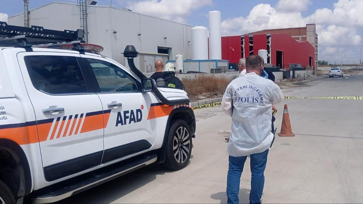 Tekirda'da anestezi gaz retilen fabrikada patlama: 2 can kayb var