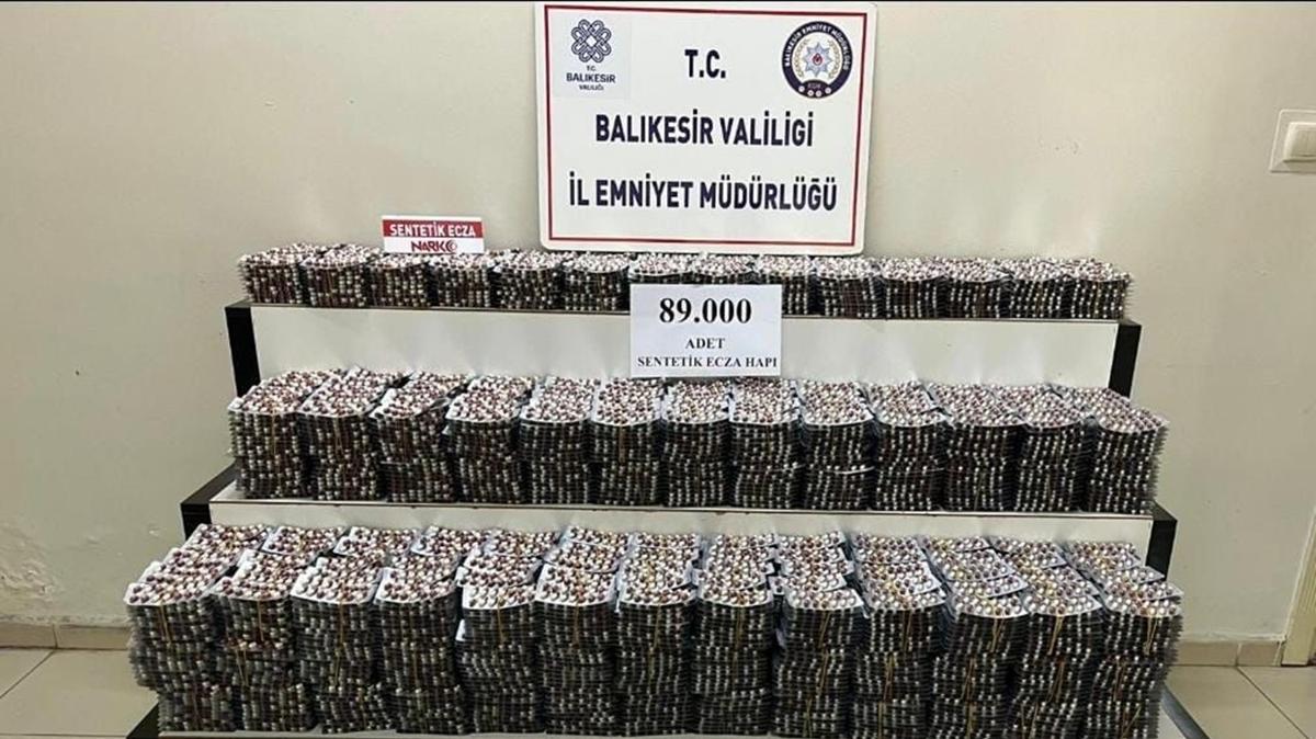 Balkesir'de narkotik operasyonu