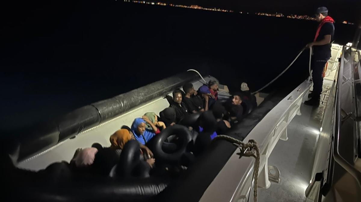 Denizde operasyon! Onlarca dzensiz gmen yakaland
