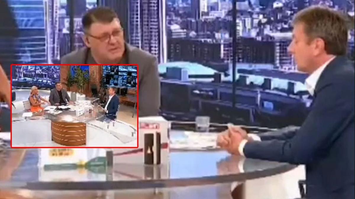 Srp bakan canl yaynda beyin kanamas geirdi: Sunucu ne yapacan bilemedi
