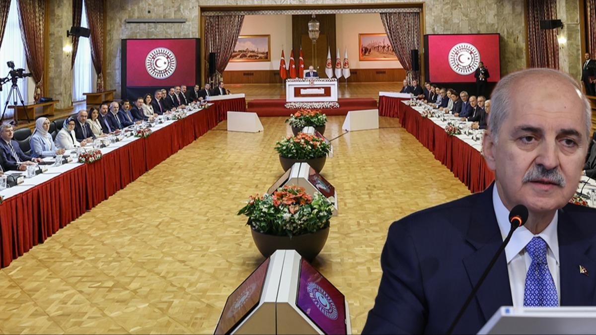 ''Terrsz Trkiye'' iin Meclis'te tarihi gn... TBMM Bakan Kurtulmu: Yeni bir dnemin eiindeyiz