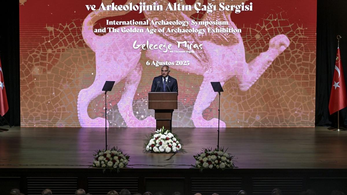 Bakan Ersoy: Trkiye, yllk 800 arkeolojik kaz almas ile dnyada ilk srada yer almaktadr