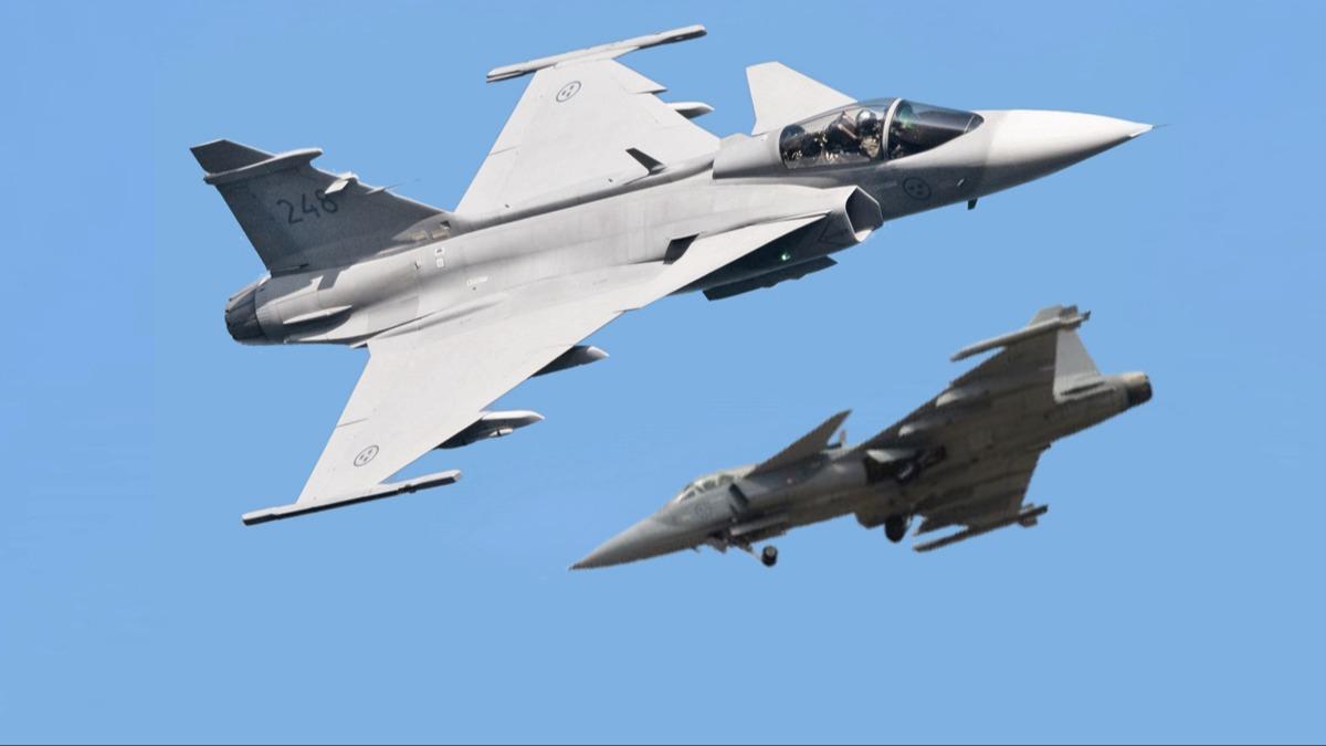 F-16'larn yerini alacak yeni anlama duyuruldu! 12 adet Gripen sava ua geliyor