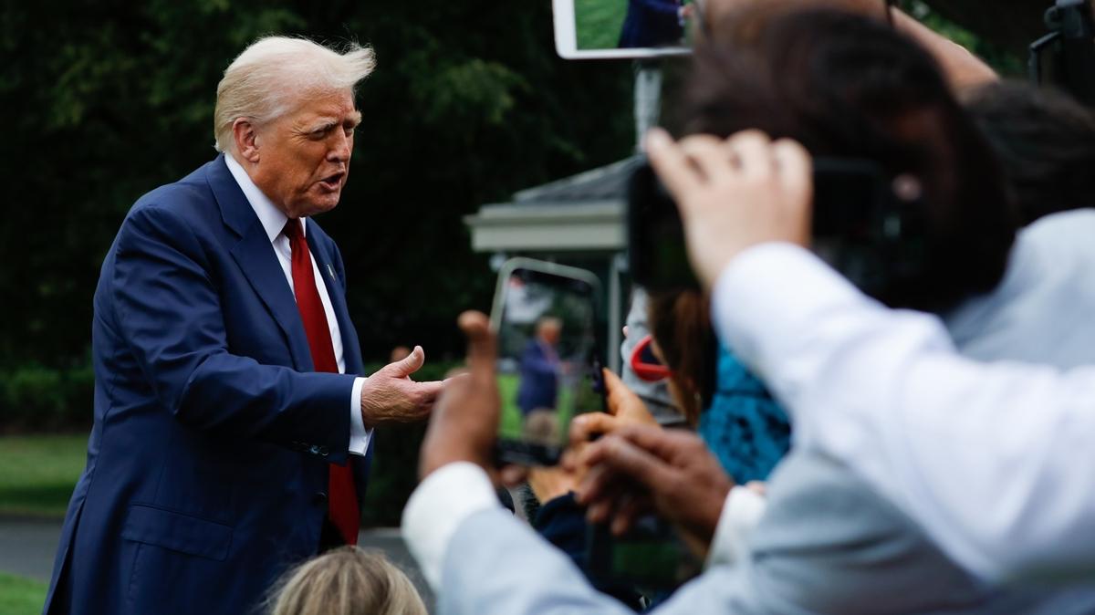 Trump akna evirdi! ''Gazze'' sorusuna ''ran'' cevab