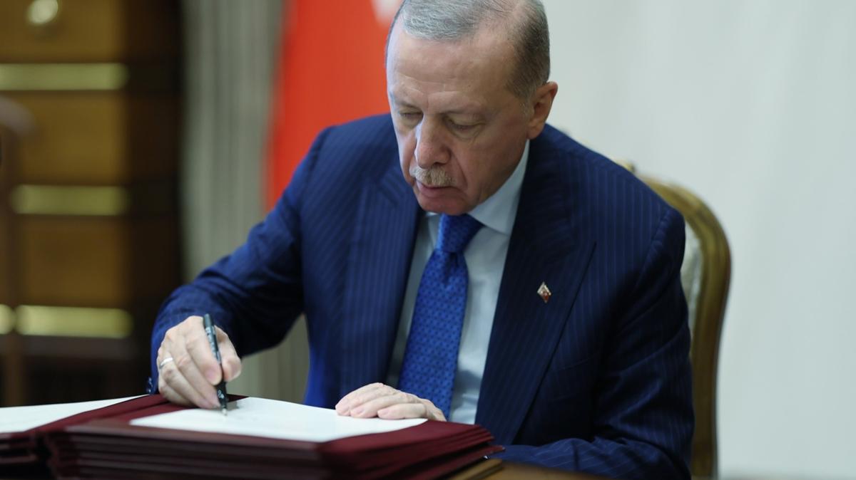 Cumhurbakan Erdoan imzalad! Yeni kurul oluturulacak