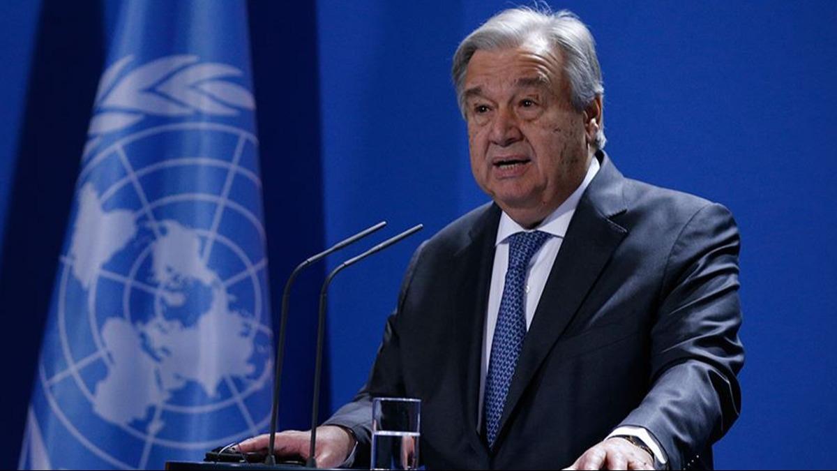 Guterres: srail'in Gazze karar ok endie verici