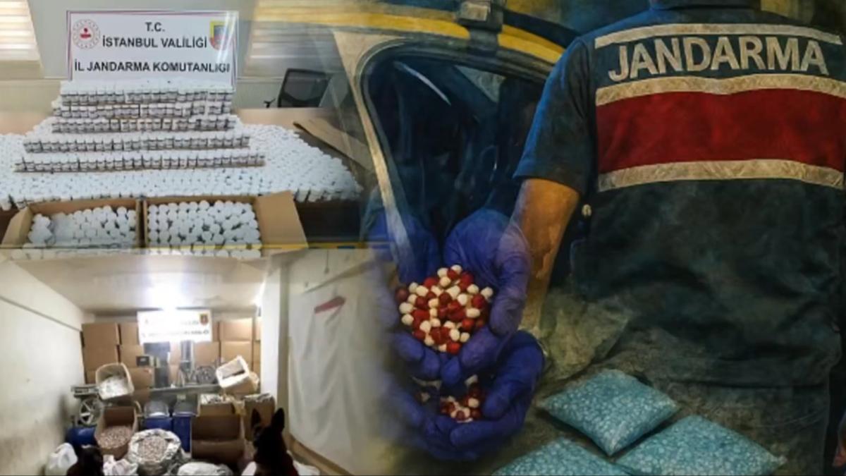 stanbul'da zehir tacirlerine darbe! 5 kii tutukland