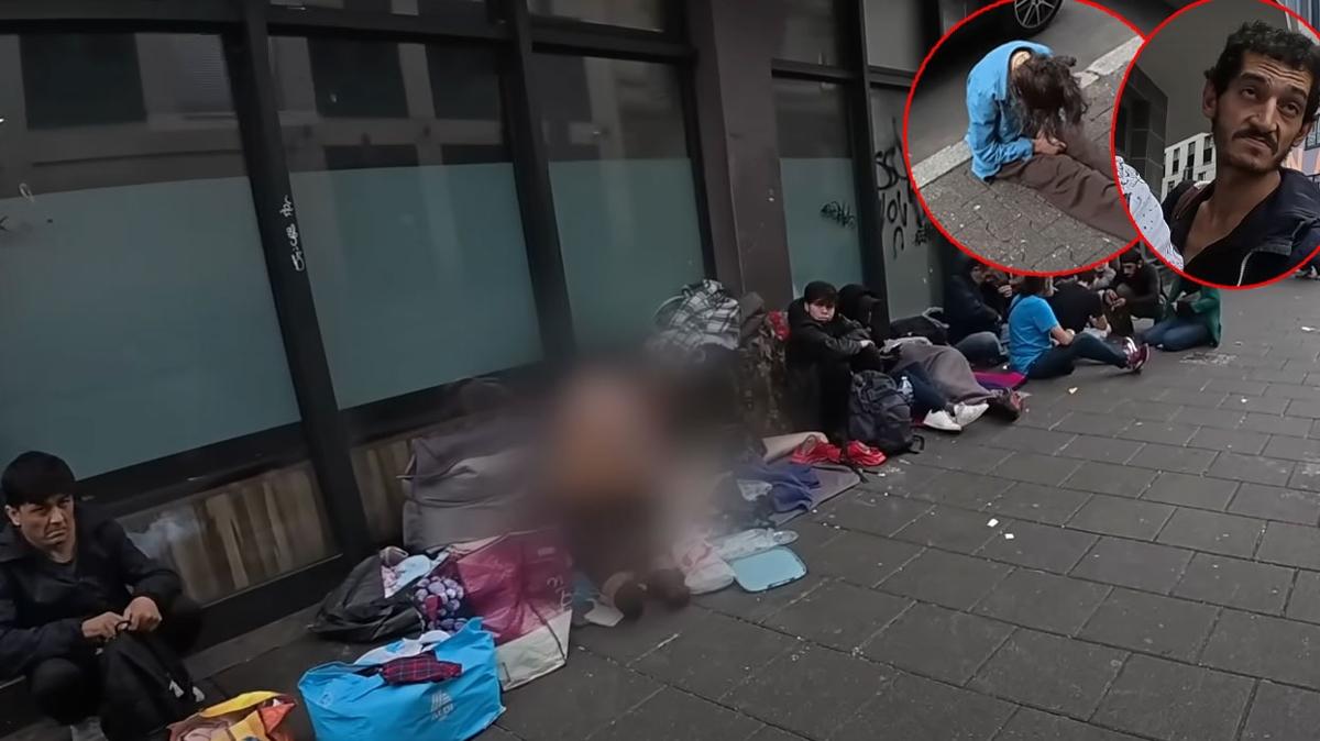 Almanya sokaklarnn karanlk yz: Gkdelenlerin ortasnda uyuturucu batakl