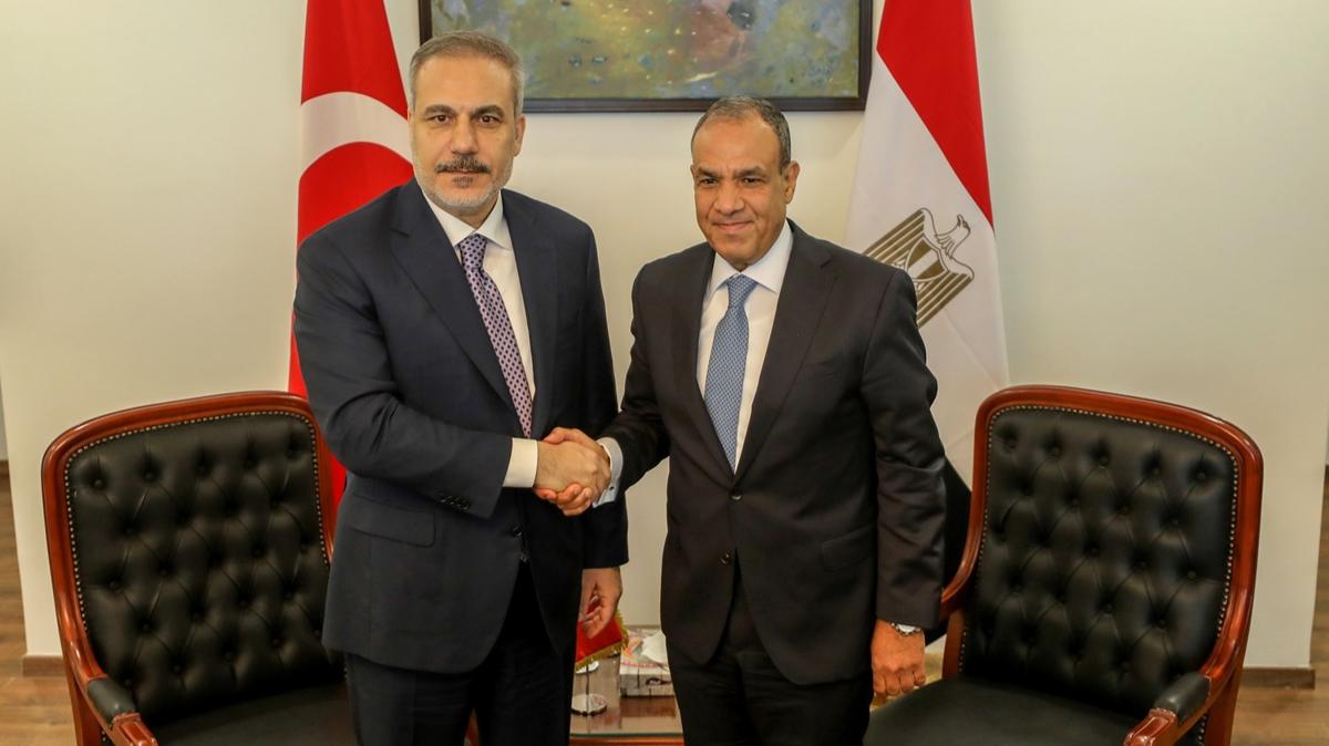 Bakan Fidan, Msrl mevkida ile grt 