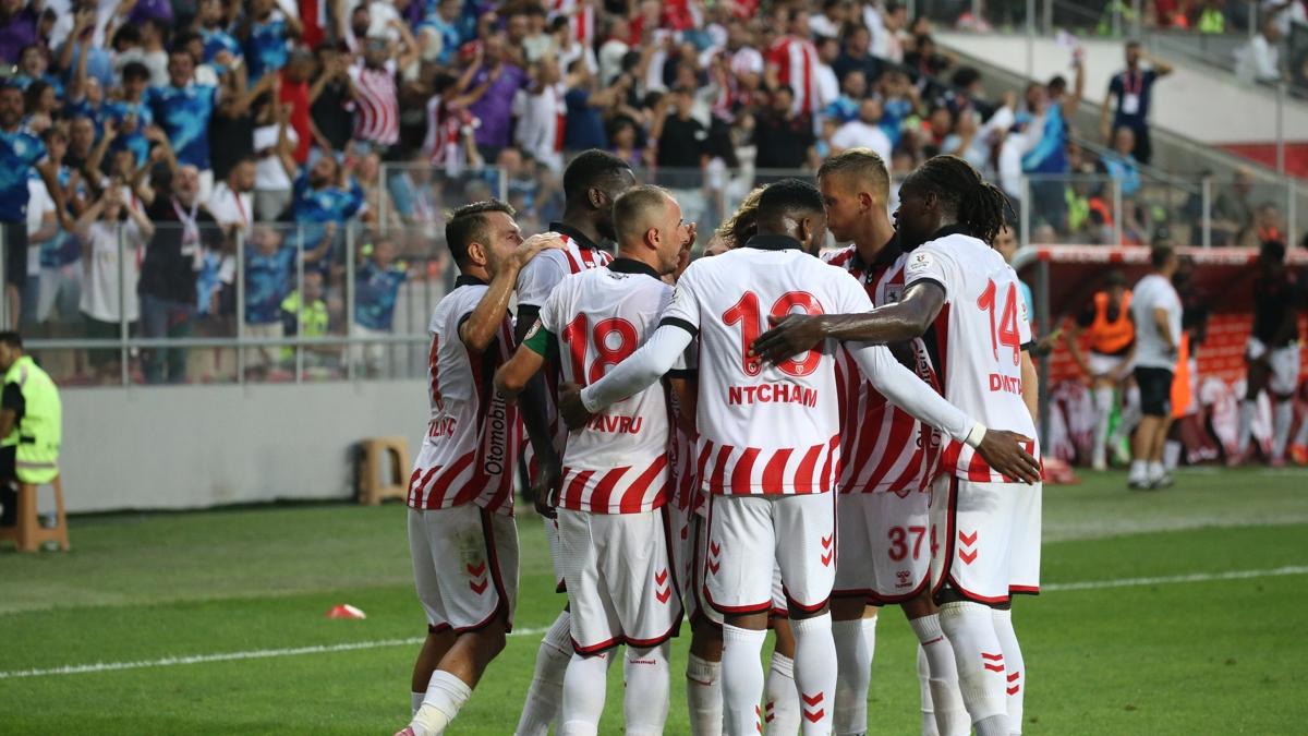 Samsunspor, lige galibiyetle balad
