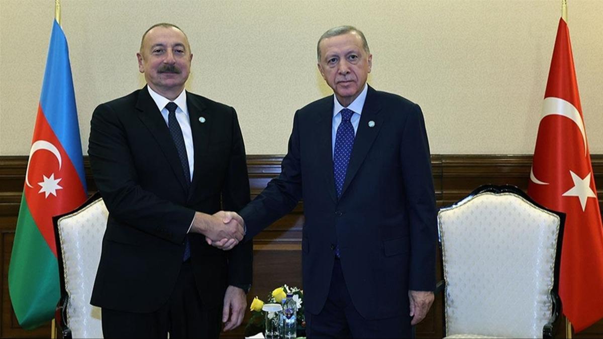 Tarihi anlama gndemde! Cumhurbakan Erdoan, Aliyev ile grt: Gerekli destei vermeyi srdreceiz