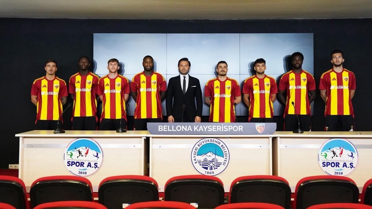 Kayserispor'da yeni transferler tantld