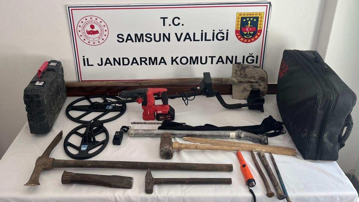 Samsun'da kaak kazya sust operasyon: 3 gzalt