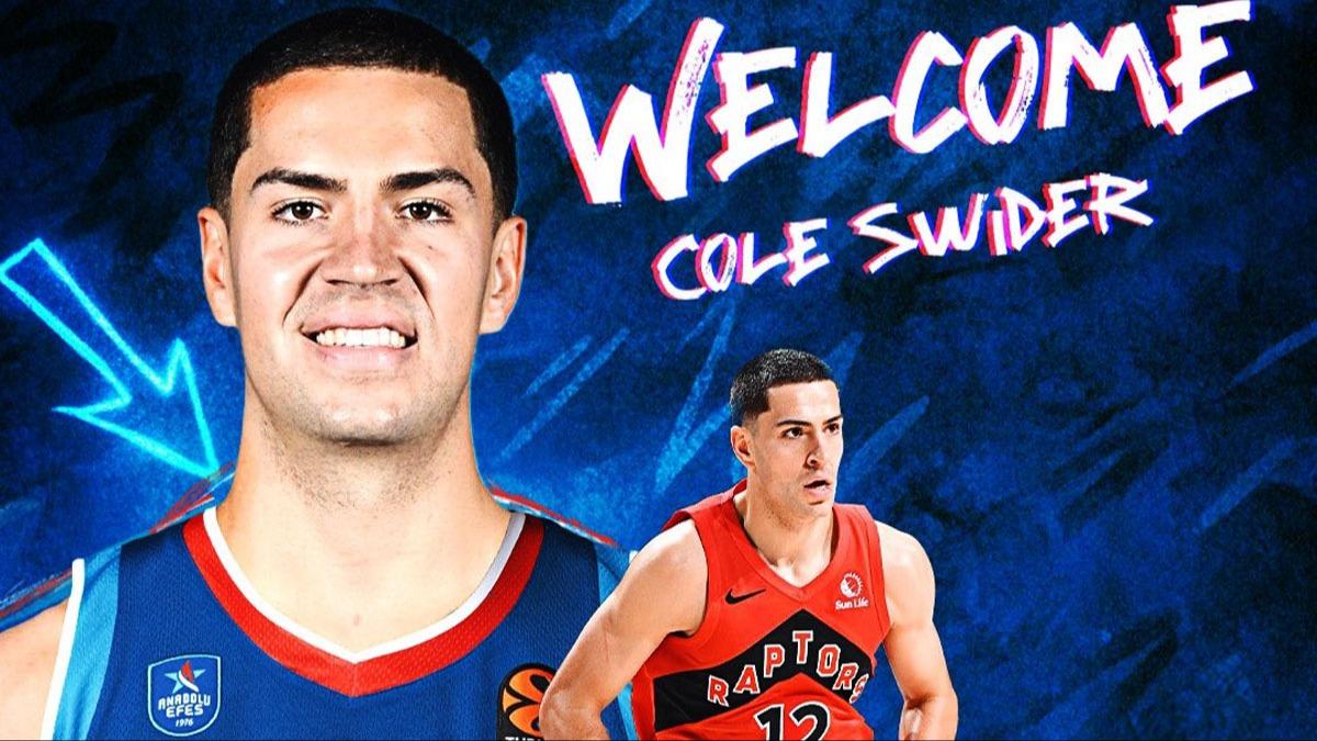 Anadolu Efes, Cole Swider' duyurdu
