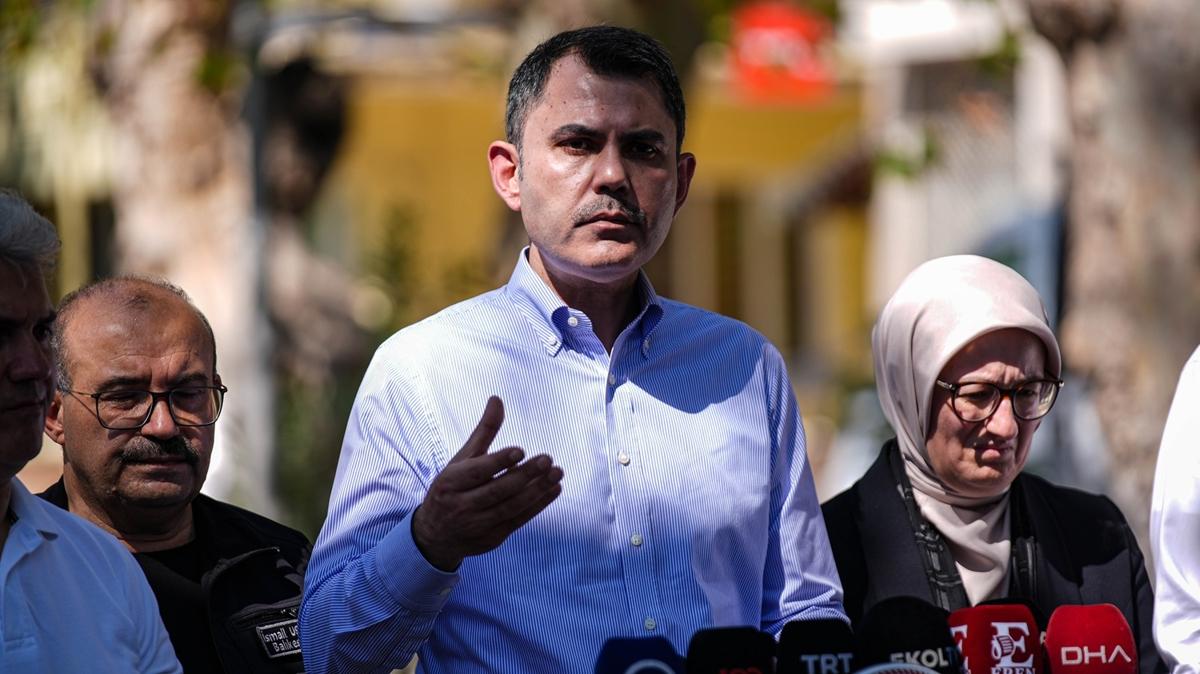 Bakan Kurum: anakkale'de hasar tespit almalar tamamland