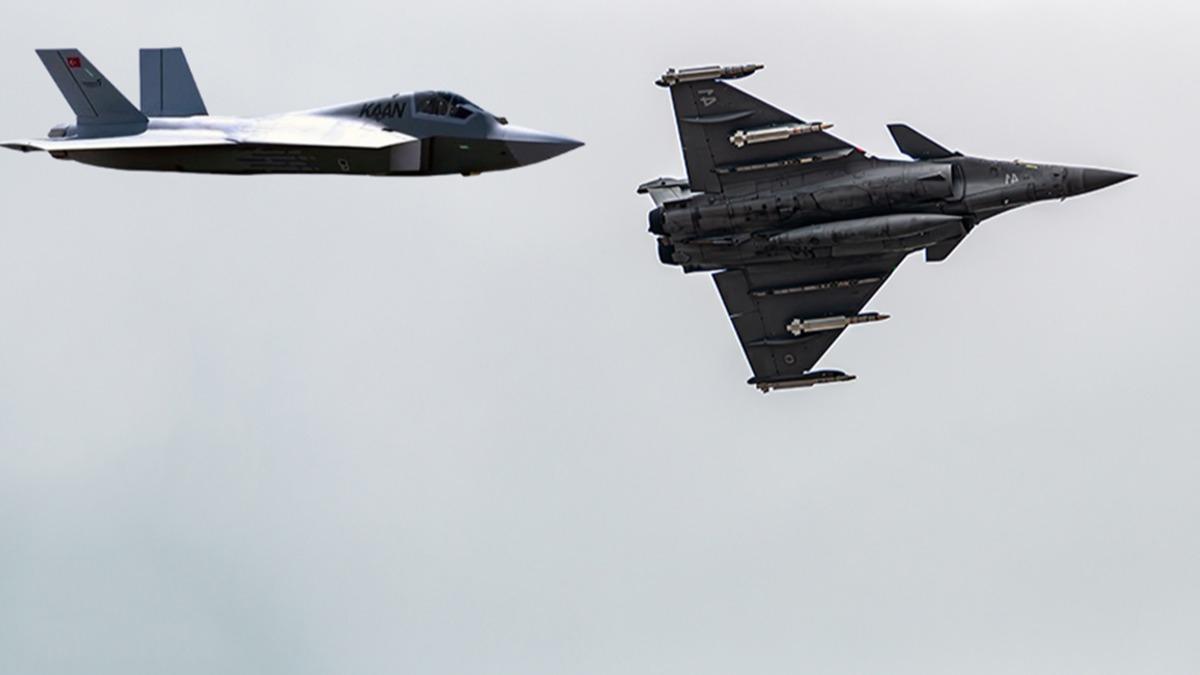 Trk KAAN'na yeni partner: 66 adetlik Rafale teslimatlar resmen balyor