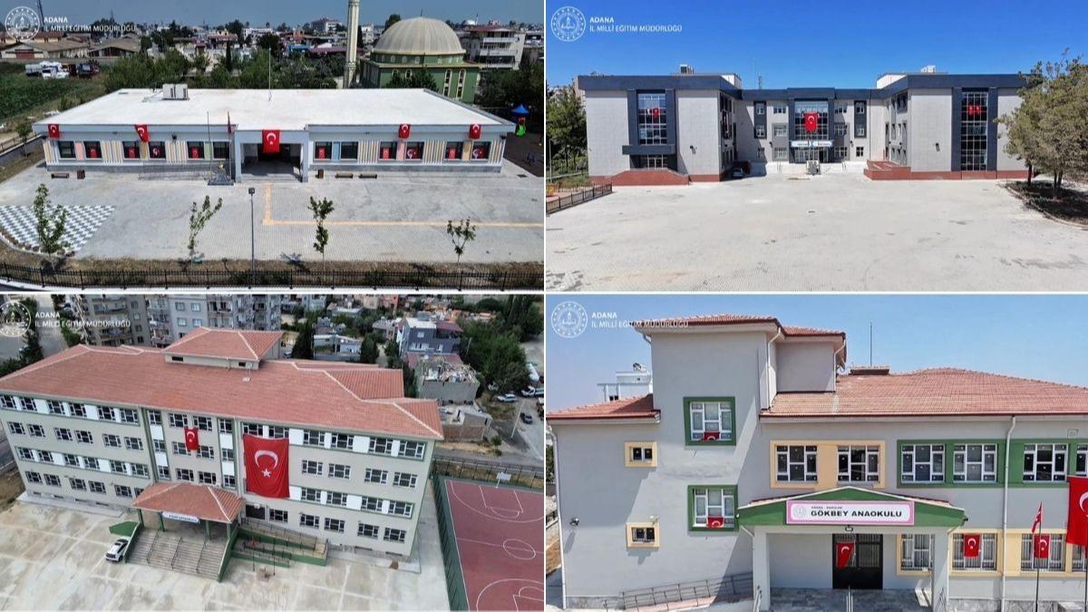 Yklan hayaller yeniden ina edildi: Adana'ya 53 yeni okul 