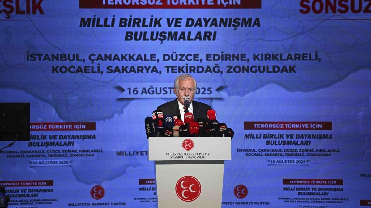 MHP'den Terrsz Trkiye vurgusu:  Kaos tccarlar kaybetti