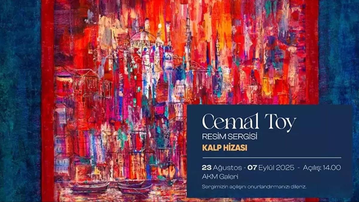 Cemal Toy'un 'Kalp Hizas' sergisi AKM'de ziyarete alyor 