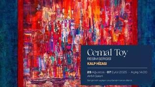 Cemal Toy'un 'Kalp Hizası' sergisi AKM'de ziyarete açılıyor