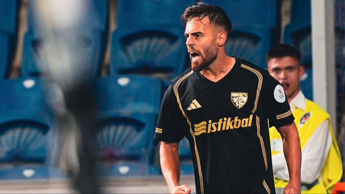 Kayserispor'un ilk gol Miguel Cardoso'dan  