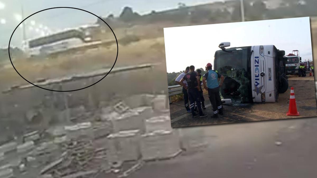 Yolcu otobs devrildi: 4 l... Facia annn grntleri ortaya kt