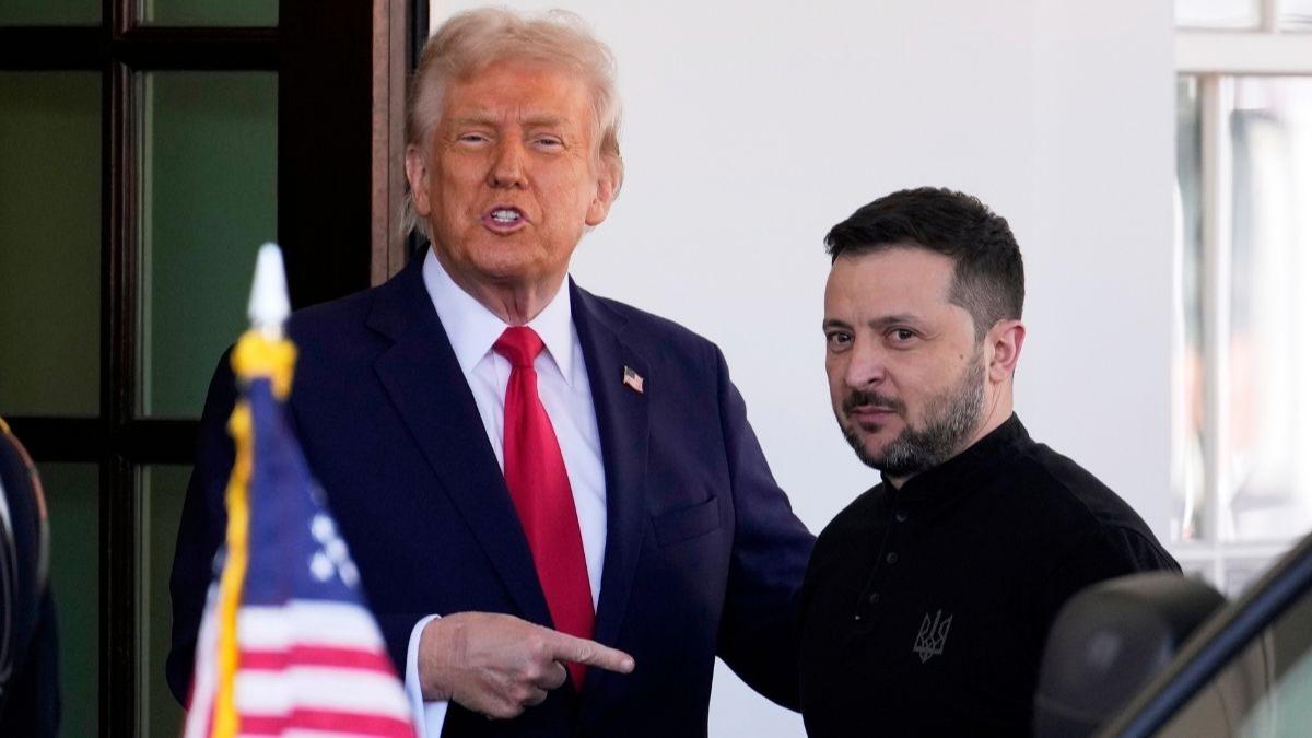 Zelenski Washington'da! ''Halkmz Trump'a her zaman minnettar olacak''