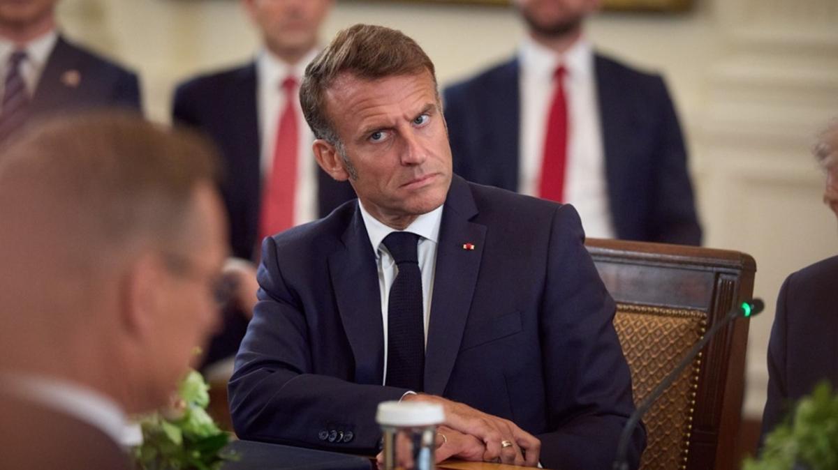 Beyaz Saray zirvesi sonras arpc aklama! Macron, Putin'i hedef ald  