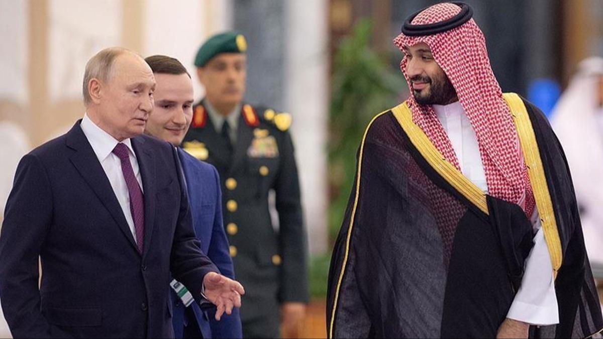 Putin ve Selman'dan kritik grme! Enerji piyasasndaki son durum masada