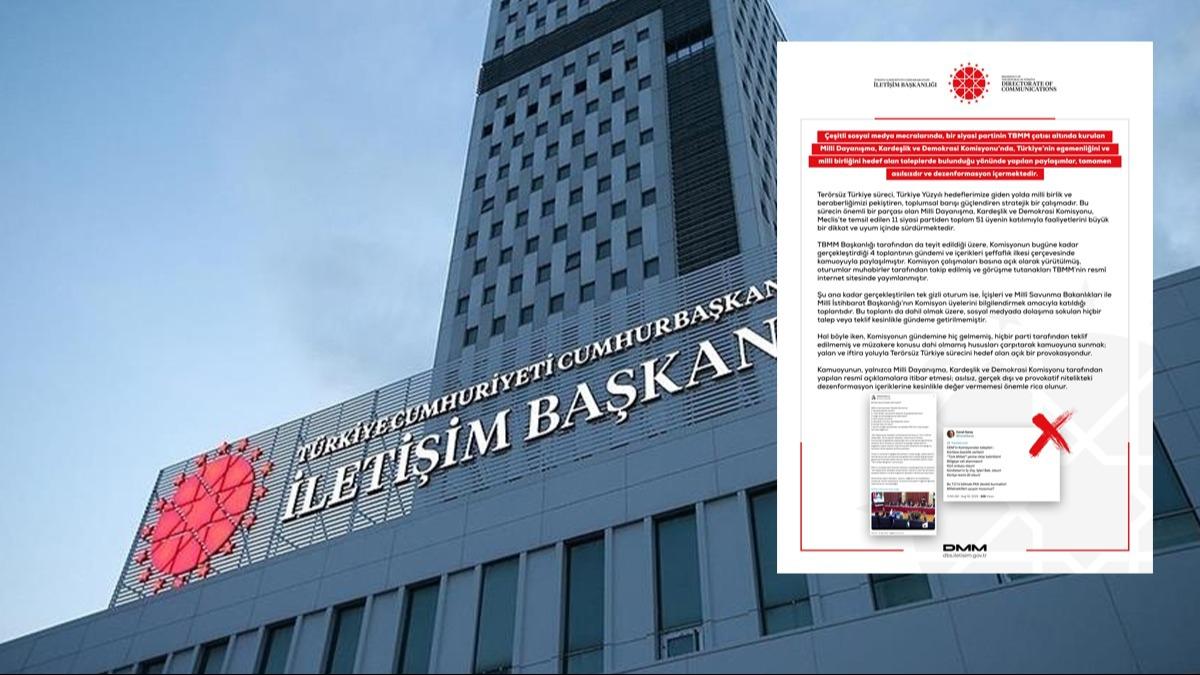 DMM'den sert tepki: Terrsz Trkiye srecine ynelik ak bir provokasyon