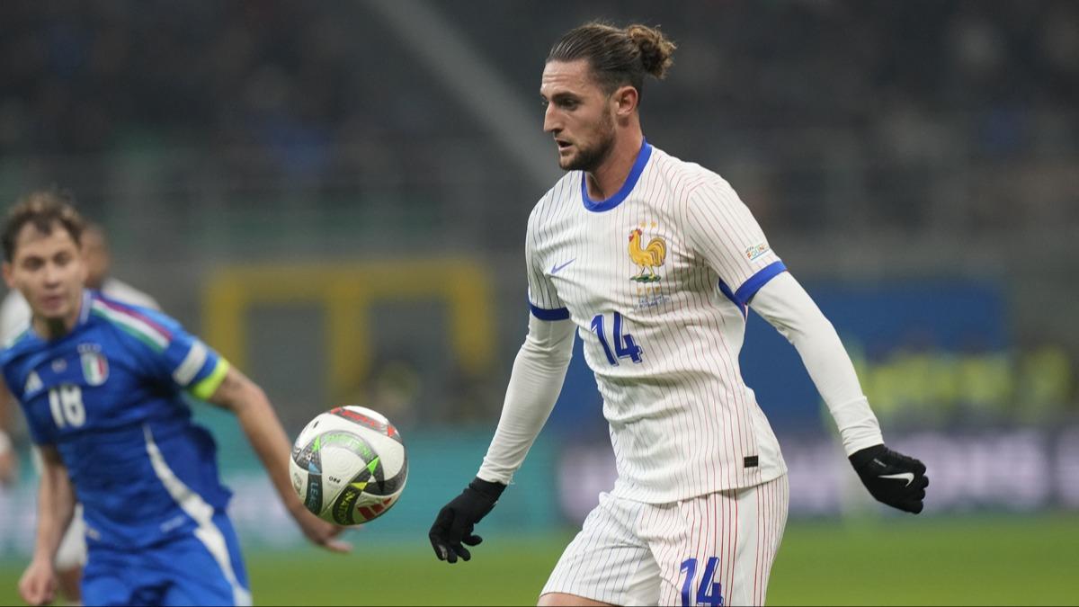 Marsilya'da kadro d kalmt! Aslan'dan Rabiot'a yakn takip