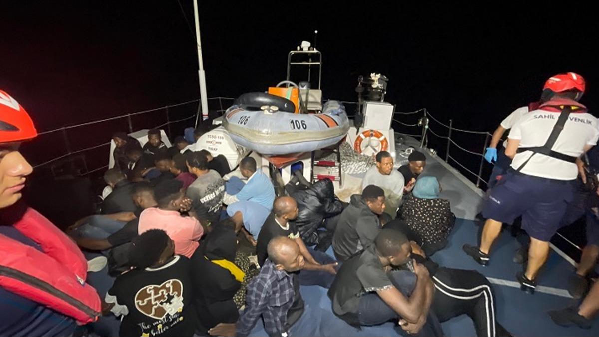 Antalya'da sahil gvenlik harekete geti: Aralarnda ok sayda ocuk var