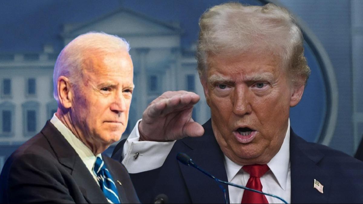 Beceriksiz dedi Biden' yerden yere vurdu Trump ilan etti: lgin eyler olacak