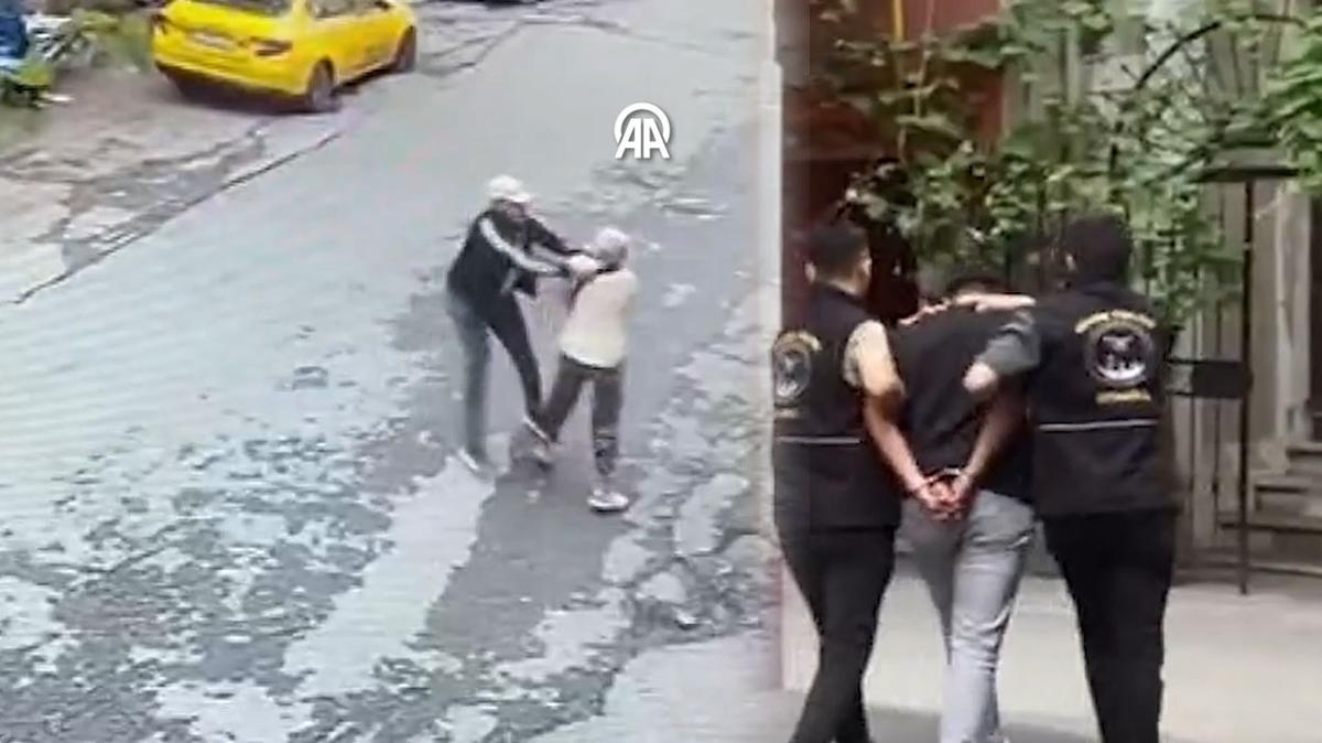 stanbul'da sokak ortasnda gasp... Hastaneye giderken antas alnd