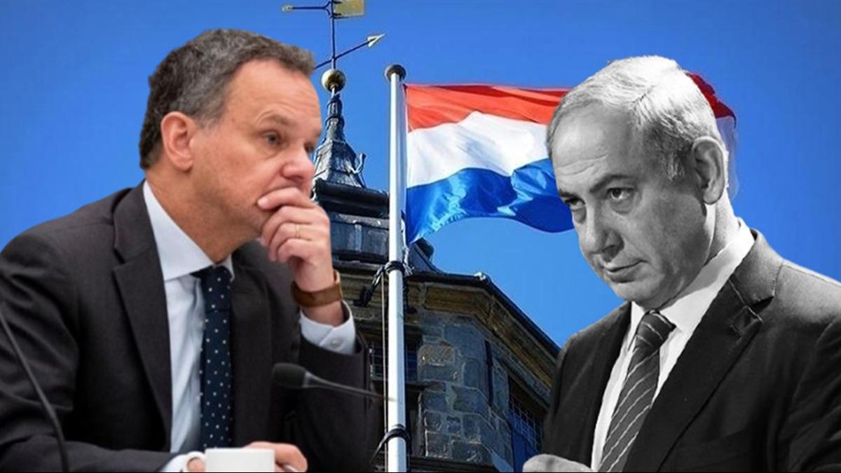 Hollanda'da srail'e yaptrm krizi: Veldkamp'n ardndan istifalar pe pee geldi