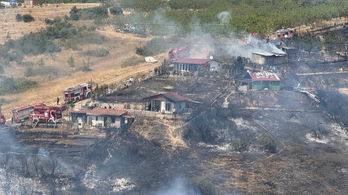 Kocaeli'de otluk alanda yangn