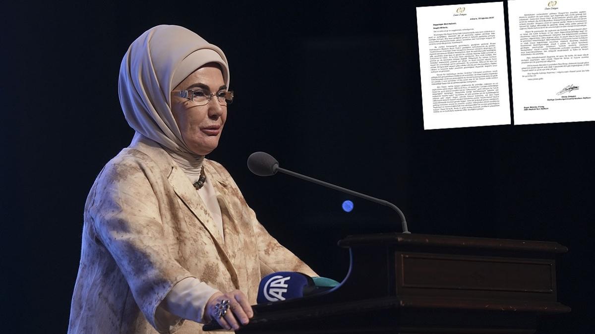 Siyasilerden Emine Erdoan'n Gazze mektubuna destek