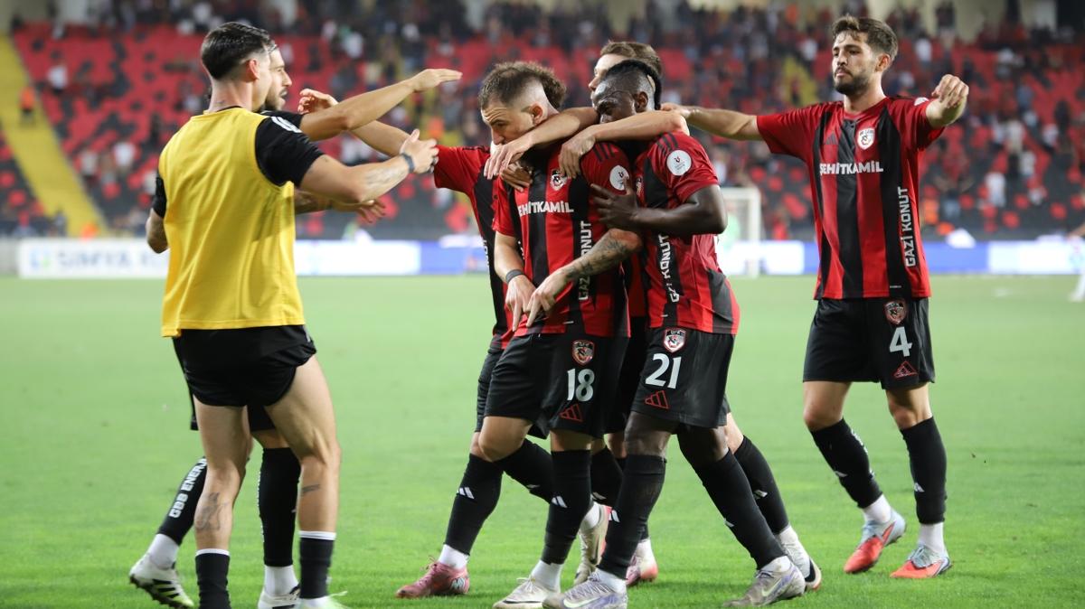 Gaziantep FK, sezonun ilk galibiyetini ald