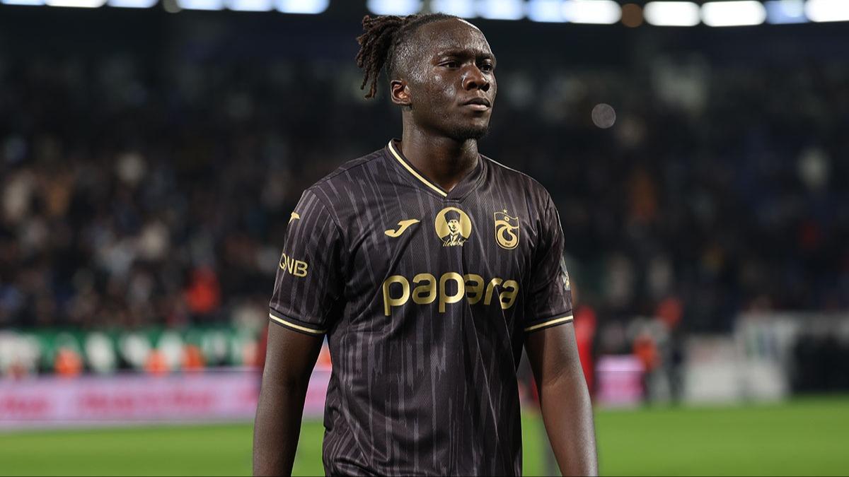 Trabzonspor'da ayrlk kapda! Batista Mendy spanya yolcusu