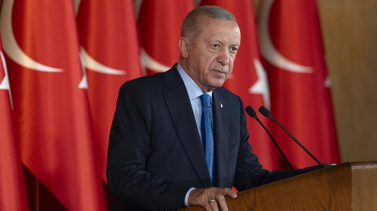 Cumhurbakan Erdoan'dan ihracat vurgusu... ''Tarihin en yksek rakamn yakaladk''