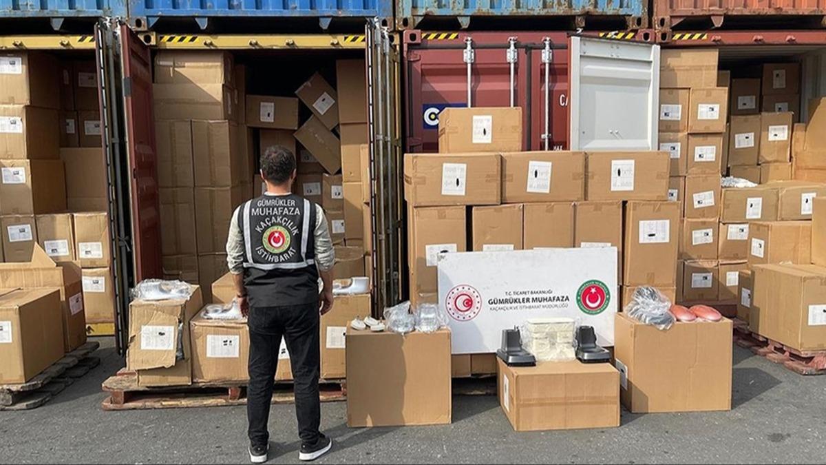 Gmrklerde dev operasyon: 7 ayda 41 milyar TL'lik kaak eya ve uyuturucu yakaland 