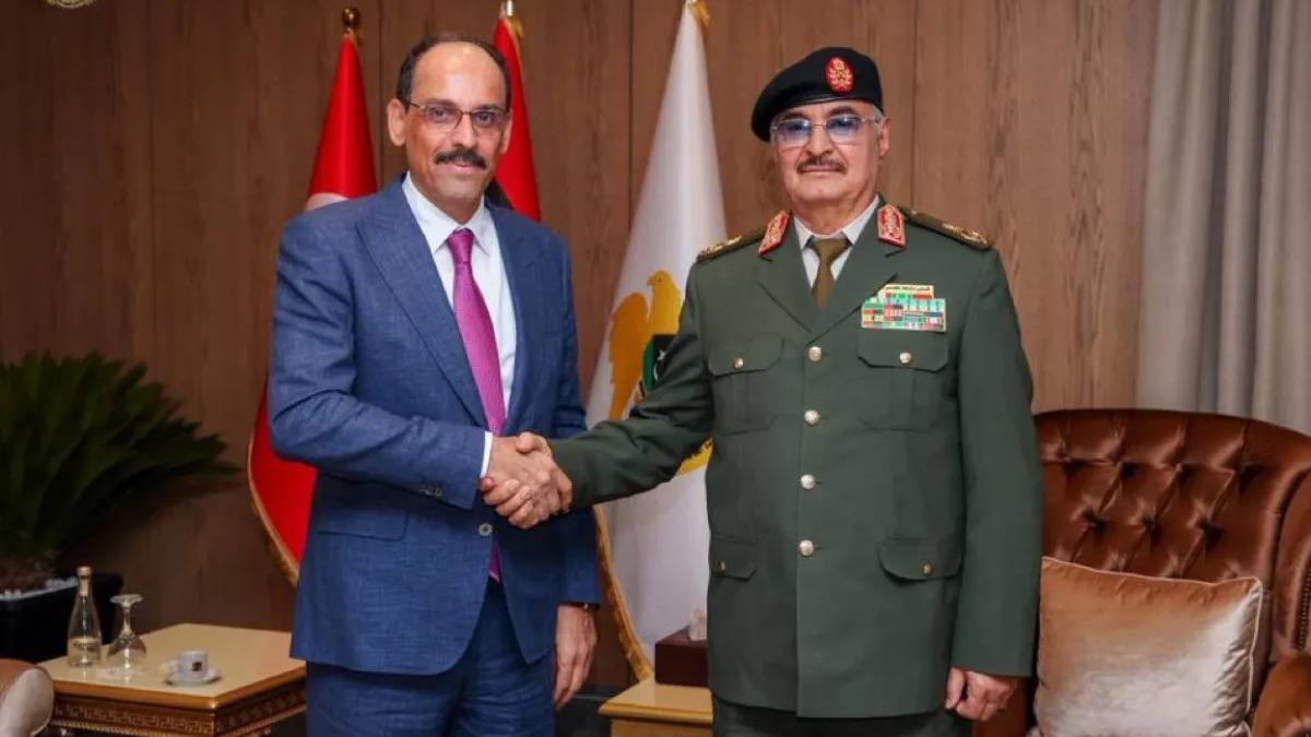 MT Bakan brahim Kaln, Hafter ile grt 