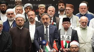 50 ülkeden 150 alim Gazze için bir arada: Mısır ve Ürdün üzerine düşeni yapmalıdır